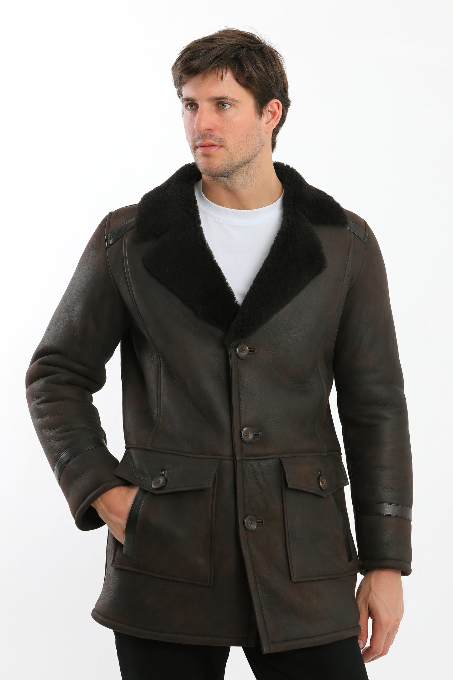 Sheepskin Shearling Coat
