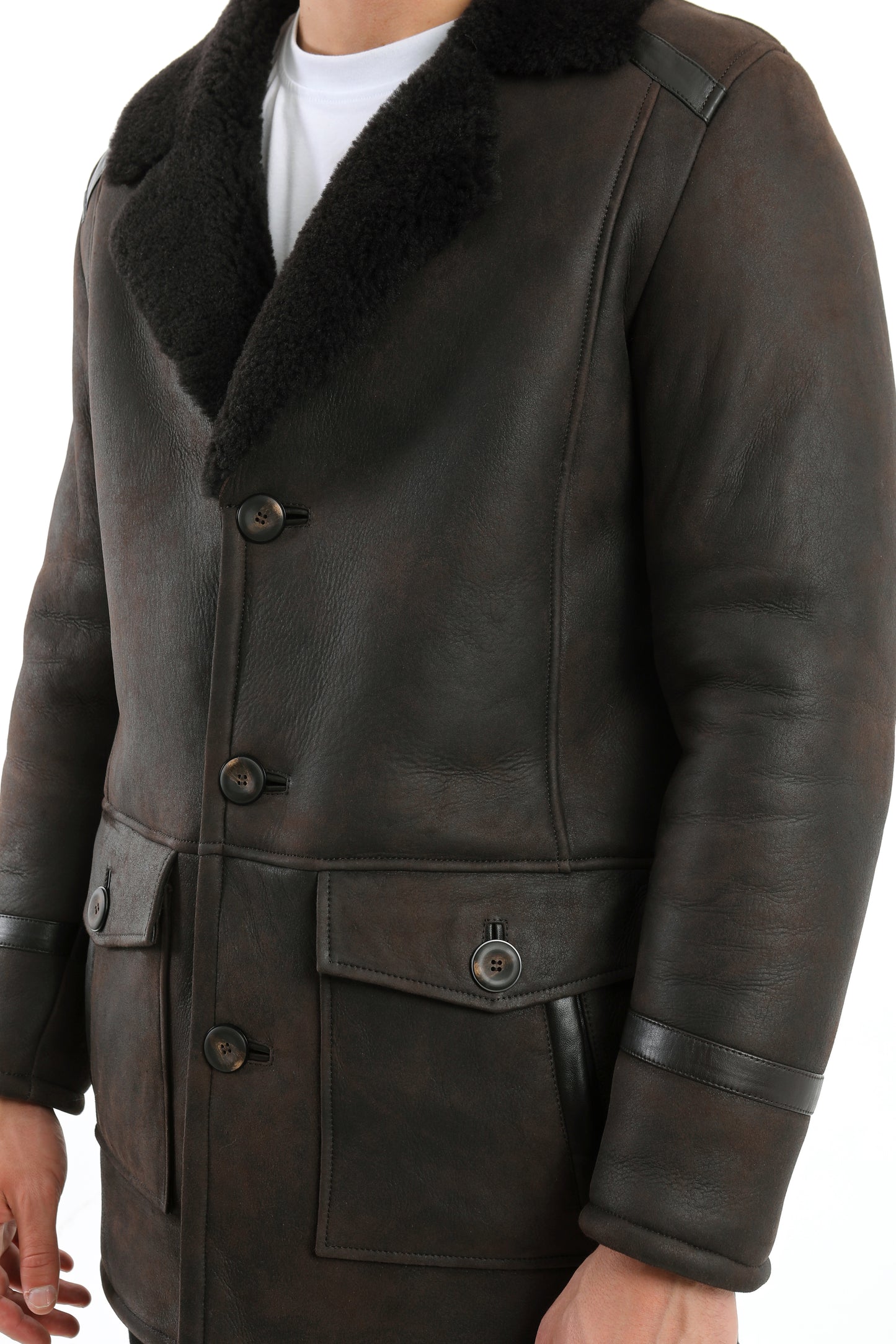 Sheepskin Shearling Coat