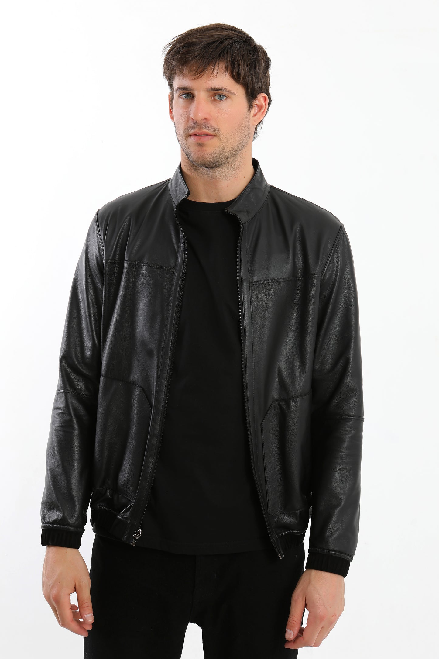 Reversible Suede Bomber Jacket