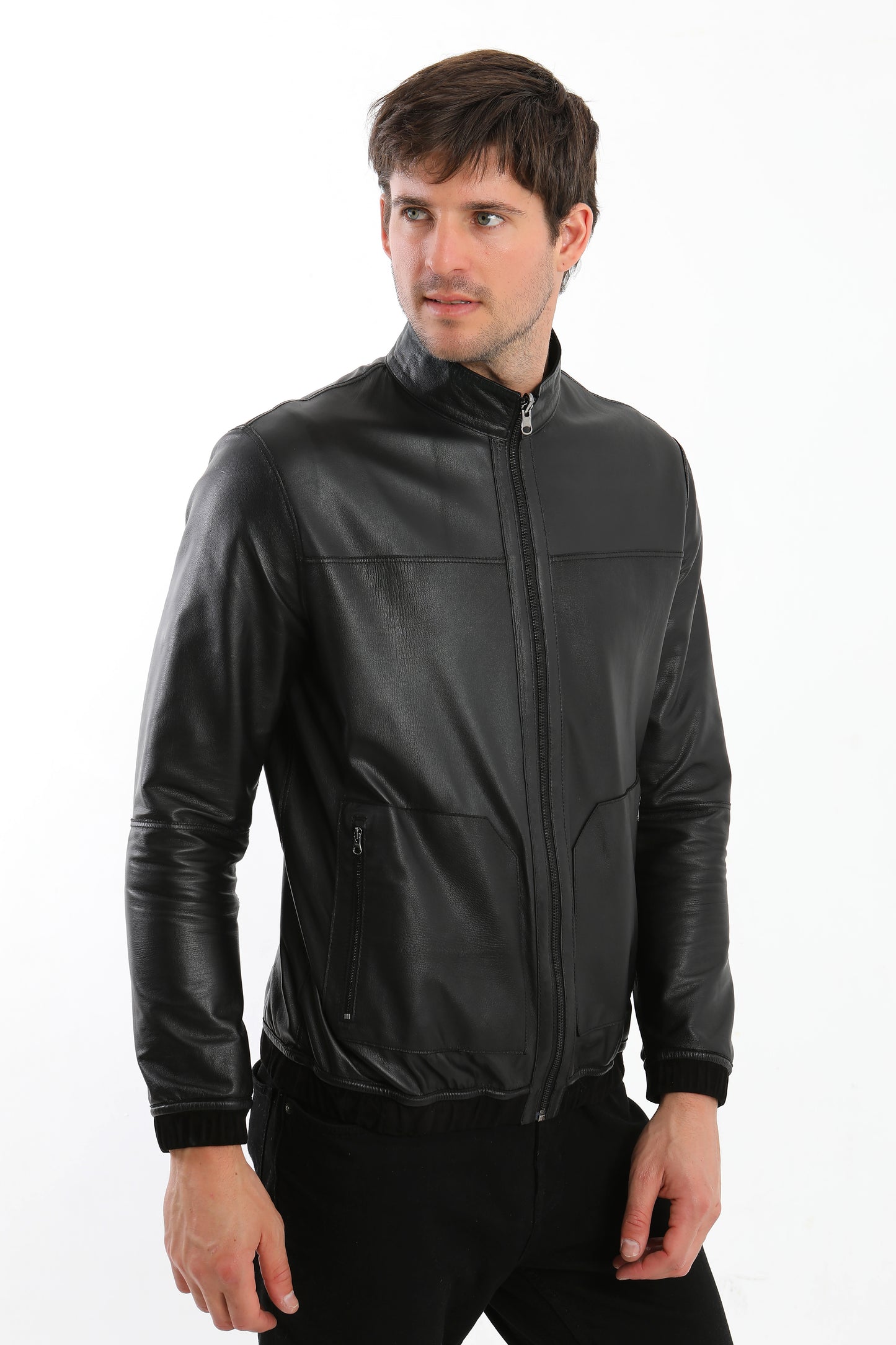 Reversible Suede Bomber Jacket