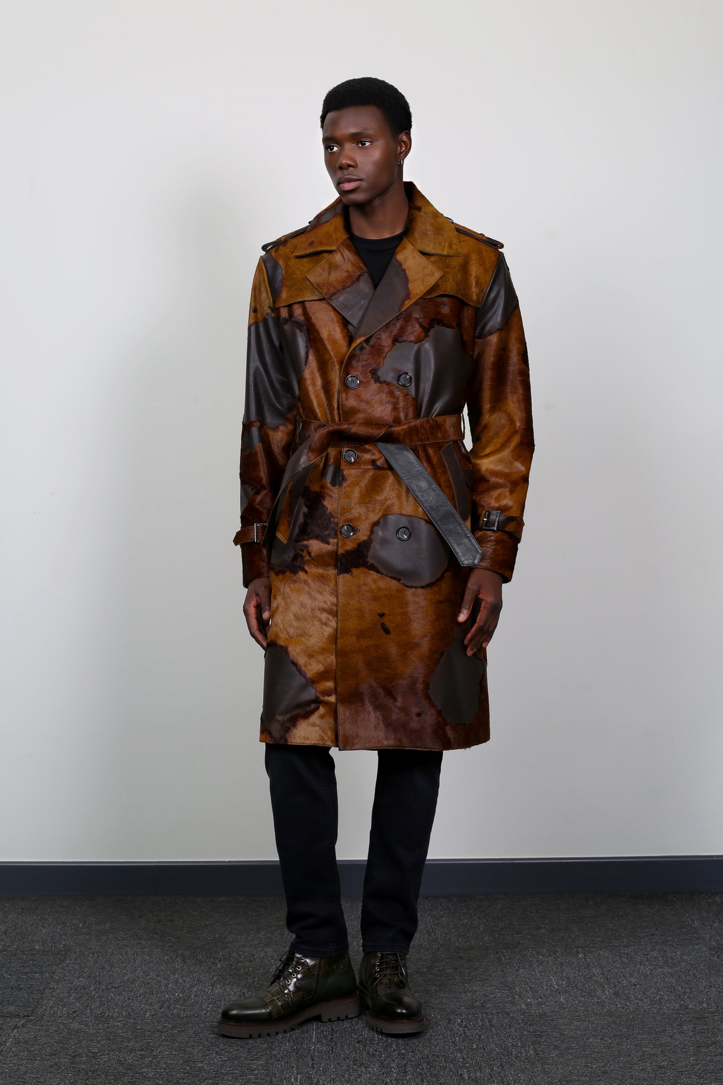 Nubian Flame Cavallino Trench Coat