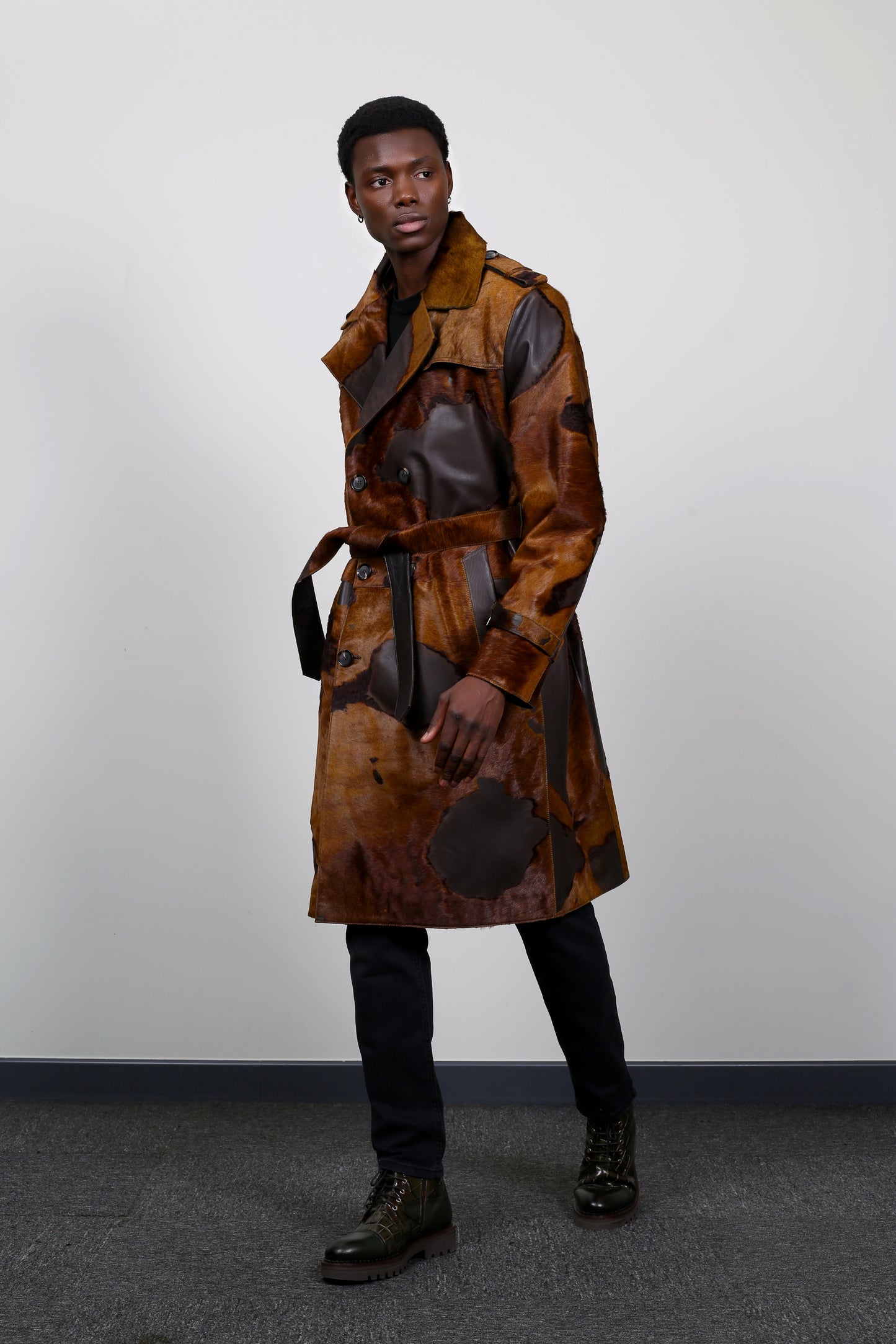 Nubian Flame Cavallino Trench Coat