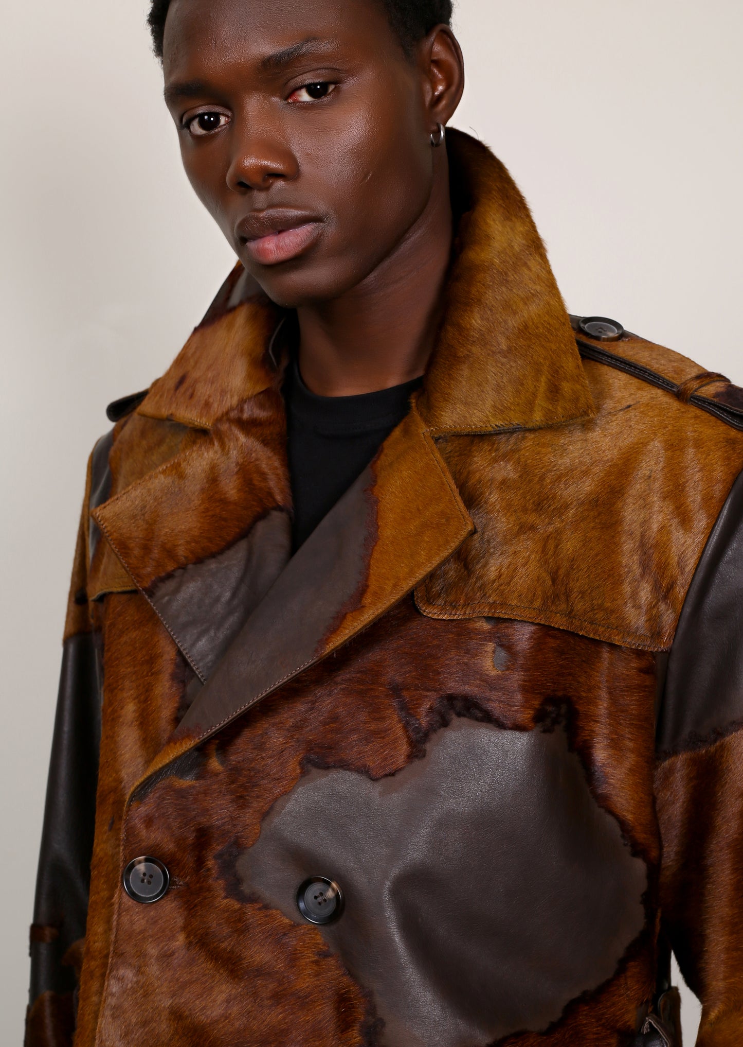 Nubian Flame Cavallino Trench Coat