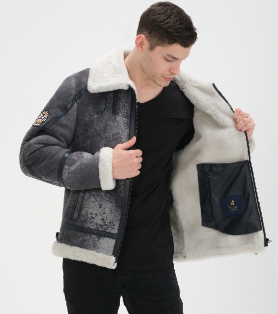 Christopher Sheepskin Shearling Coat