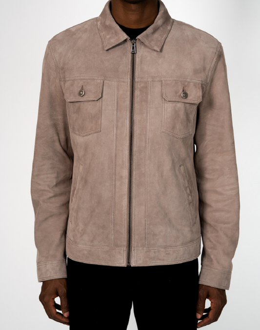 Burano Suede Leather Jacket