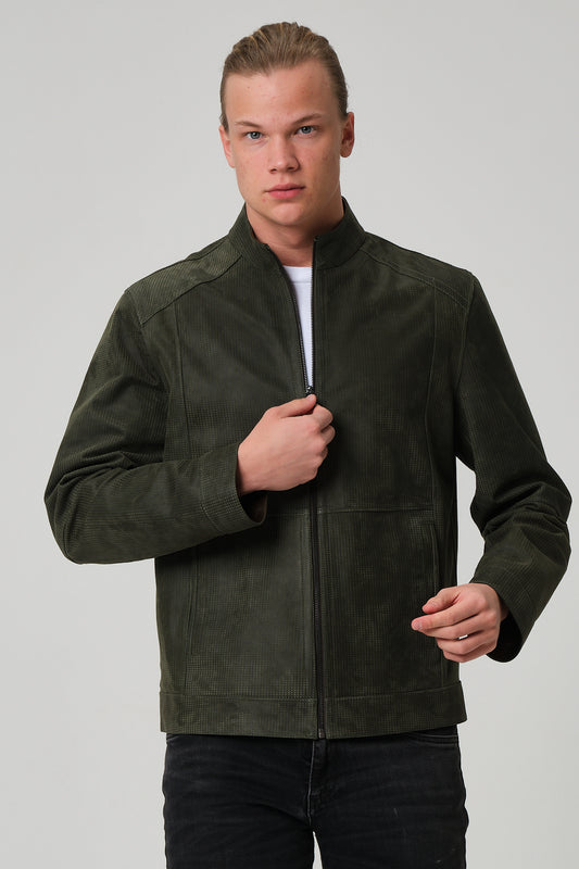 Leonardo Reversible Suede Leather Jacket