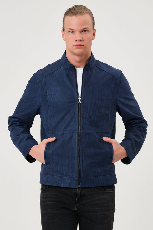 Leonardo Reversible Suede Leather Jacket