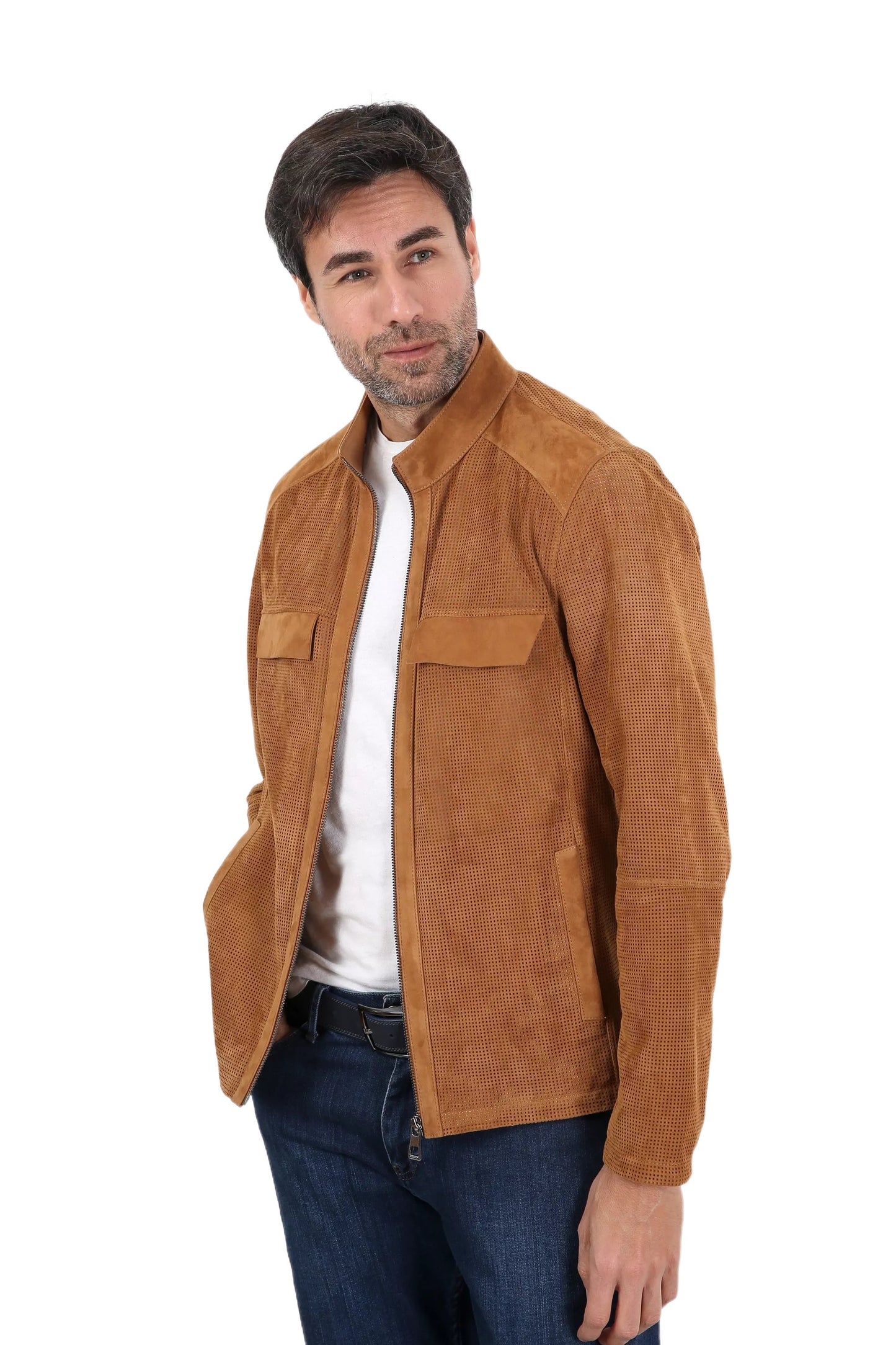 Yugen Suede Leather Jacket