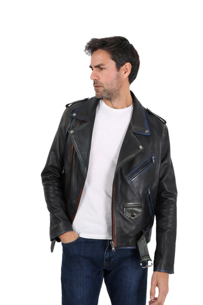 Brumous Leather Jacket