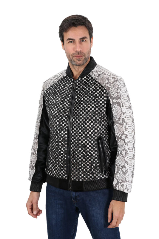 Espoir Cavallino & Python Skin Jacket