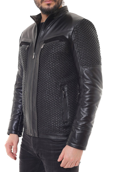 Violet Leather Jacket