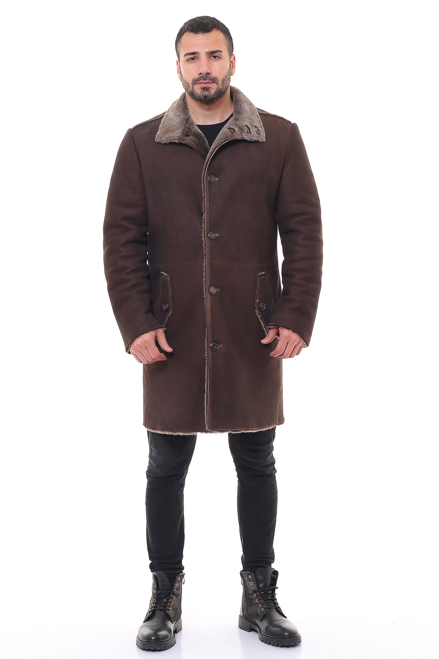 Ecce Sheepskin Shearling Jacket