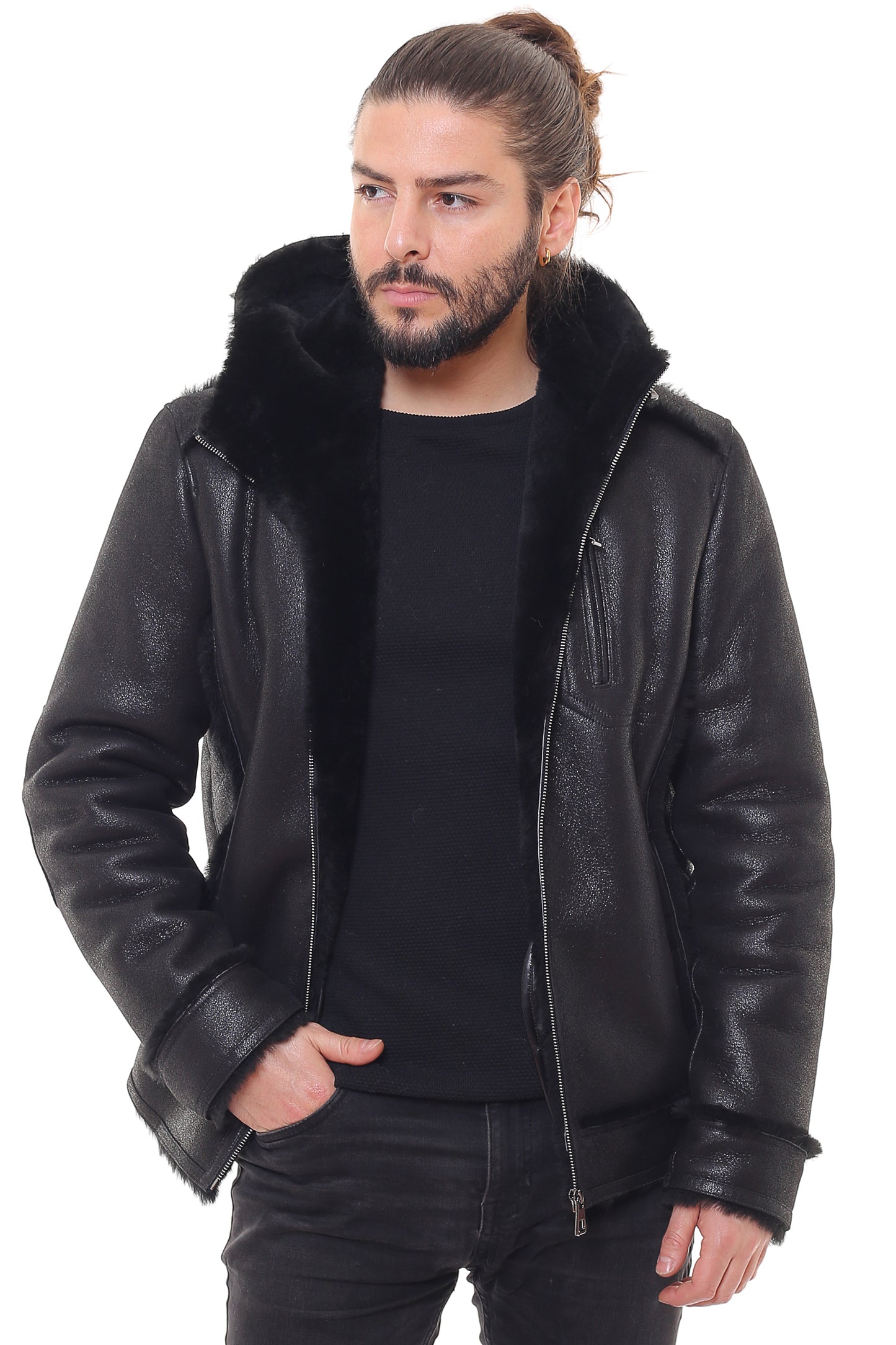 Gokotta Sheepskin Shearling Jacket