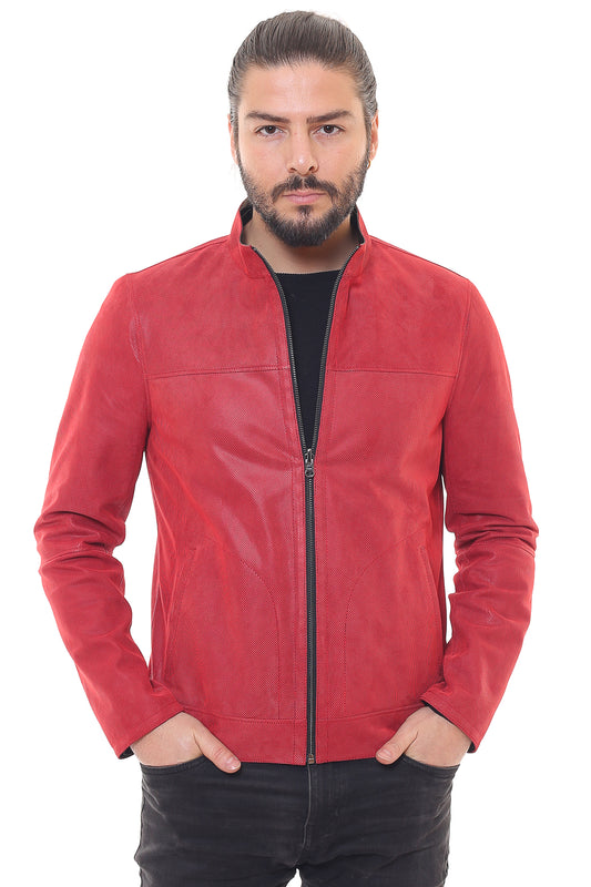 Electra Reversible Suede Leather Jacket