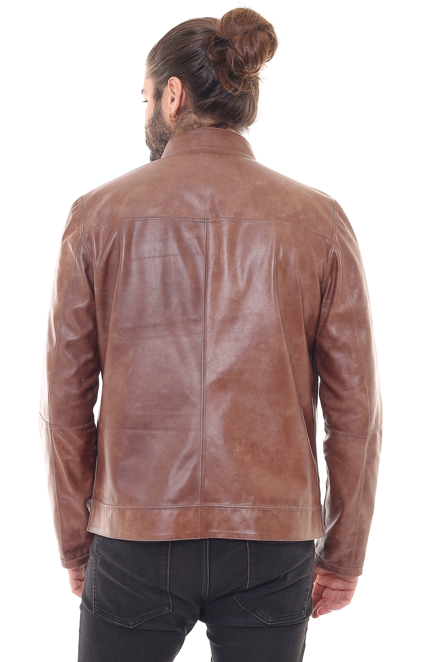 Electra Reversible Suede Leather Jacket