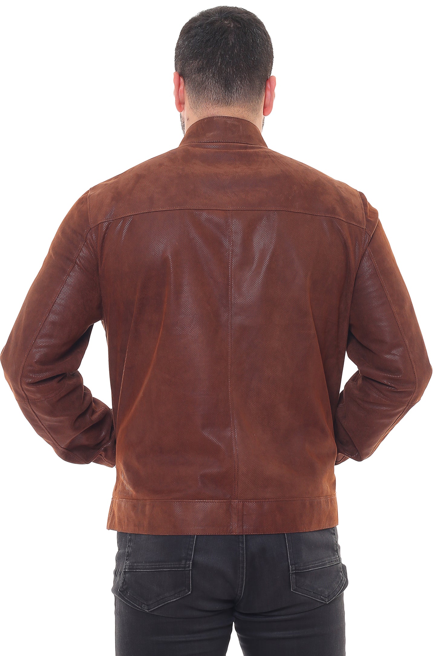 Electra Reversible Suede Leather Jacket