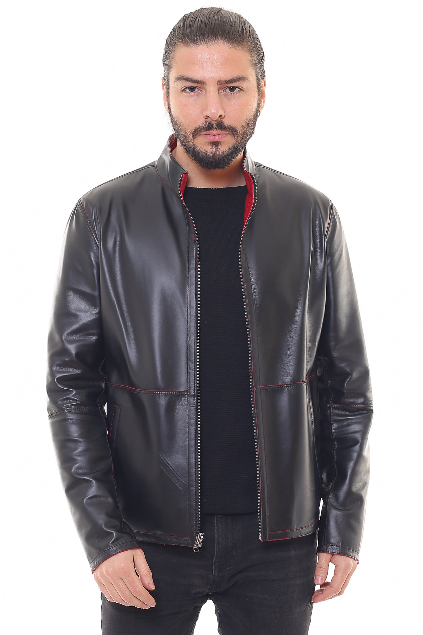 Steven Reversible Leather Jacket