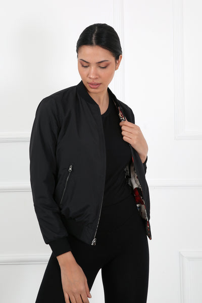 Sarang Women Reversible Leather Jacket