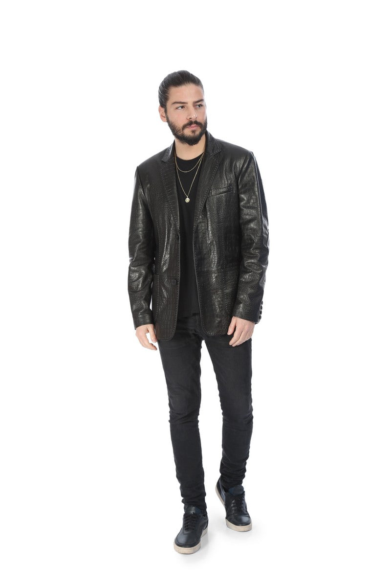 Unicus Blazer Leather Jacket
