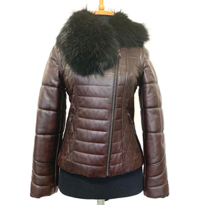 Nuphar Lutea Leather Coat