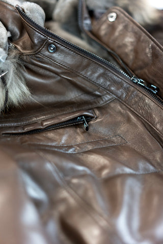 Dimitri Leather Coat