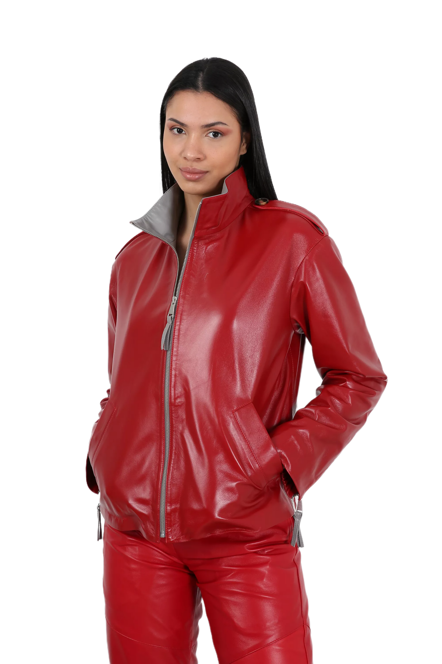 Voorpret Lambskin Leather Jacket