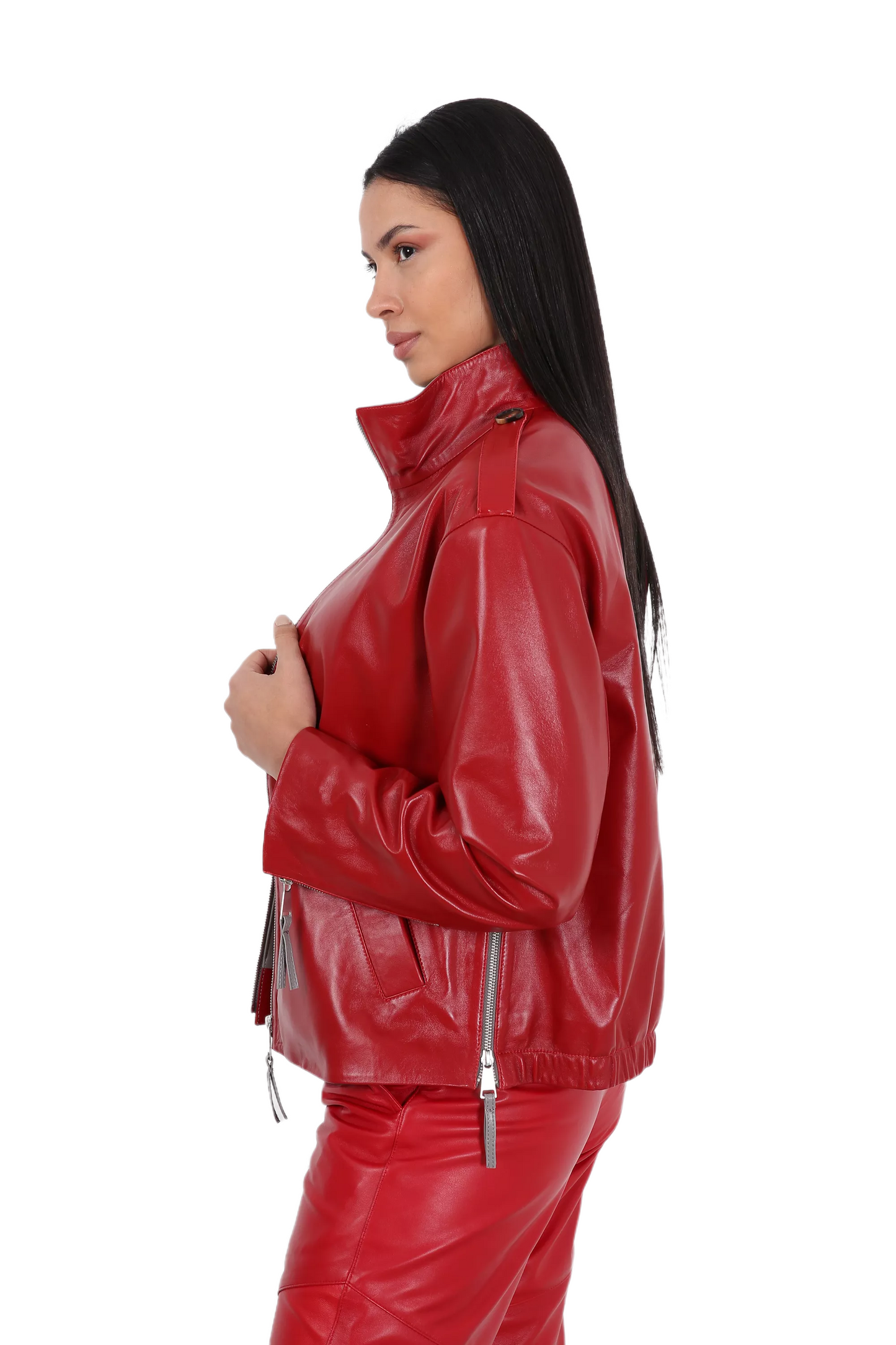 Voorpret Lambskin Leather Jacket