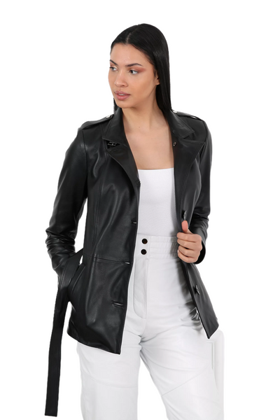 Kopfkino Women Leather Jacket