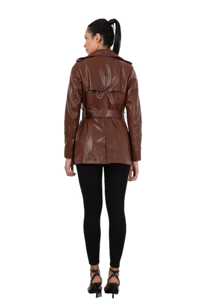 Brontide Women Leather Jacket