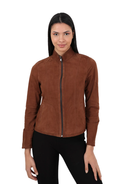 Abendrot Women Reversible Leather Jacket
