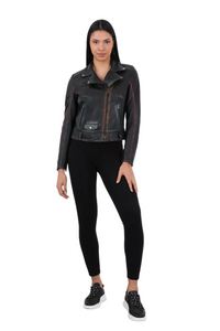 Arcane Women Leather Jacket