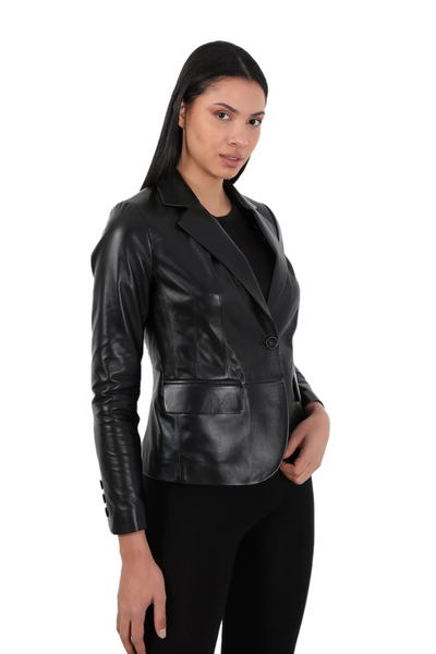 Jazba Women Leather Jacket