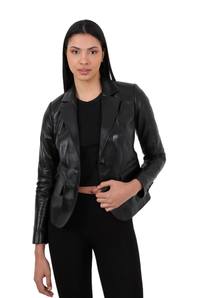 Jazba Women Leather Jacket