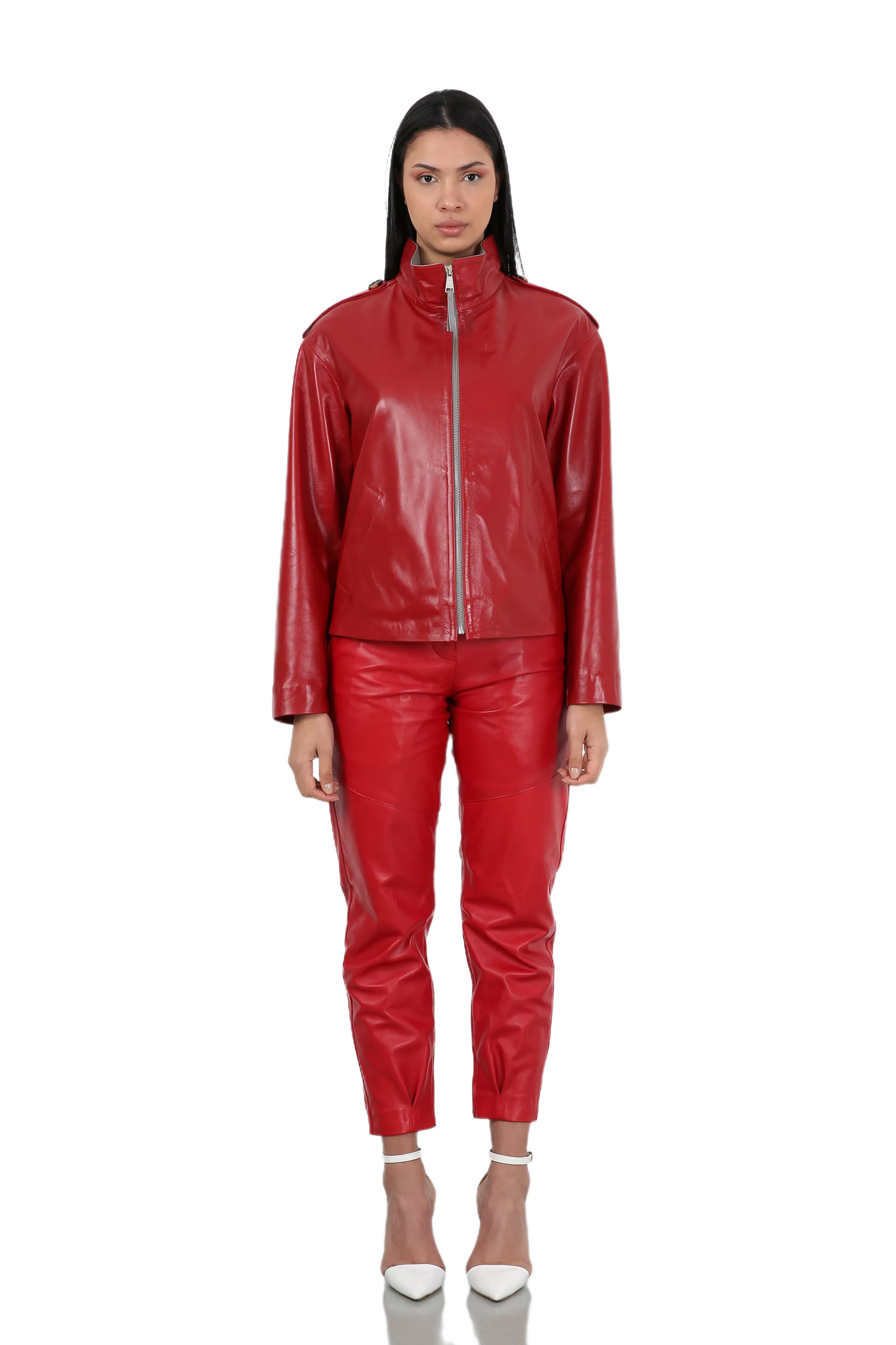 Voorpret Lambskin Leather Jacket