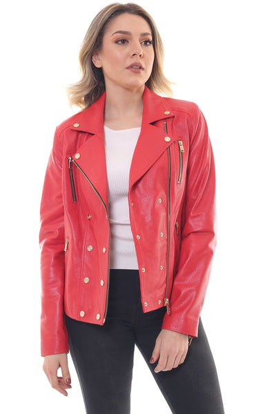 Fina Women Leather Jacket