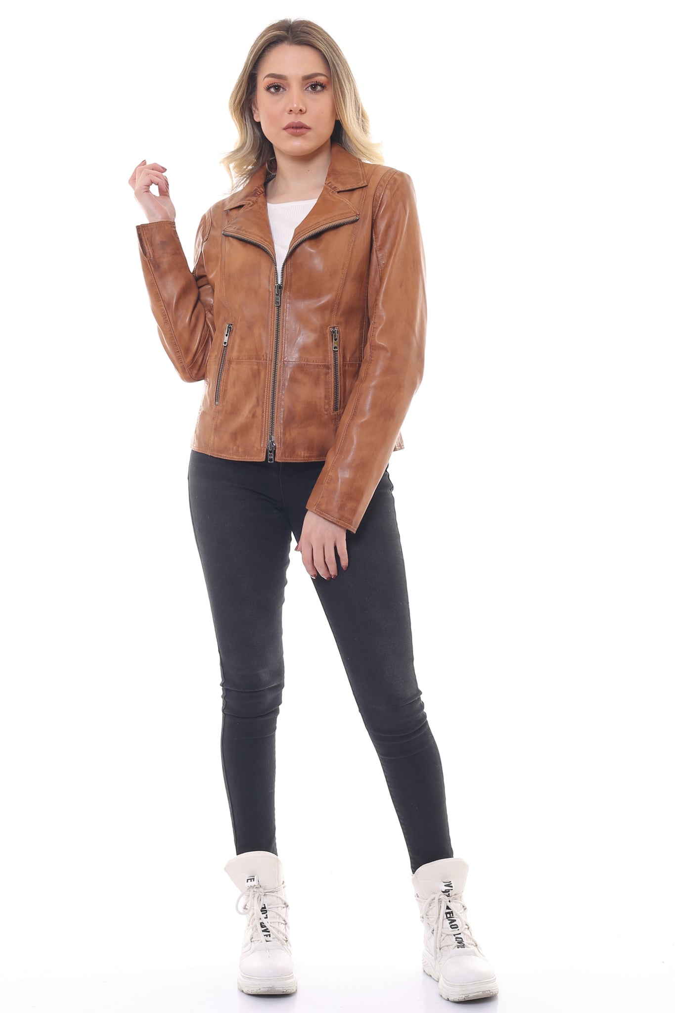 Isadora Women Leather Jacket