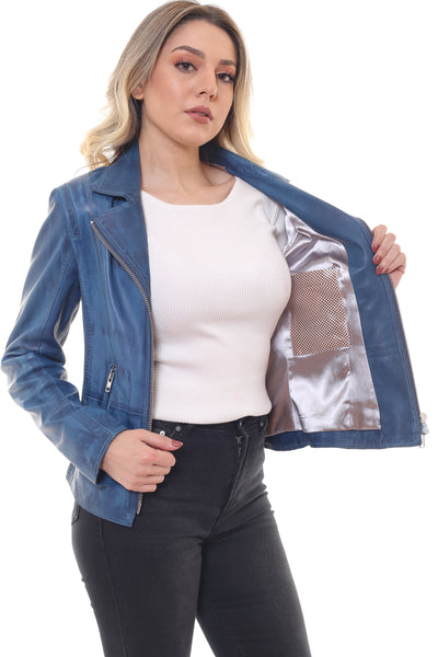 Allegra Women Leather Jacket