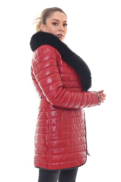 Vanellope Women Leather Coat