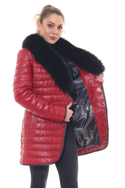 Vanellope Women Leather Coat